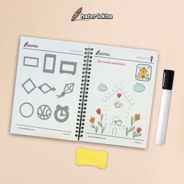 Draw And Learn Work Book For Kids - Bangla, English, Arabic, Math & Drawing Book for Kids. Popular Kids Educational & Learning Online Platform in Bangladesh